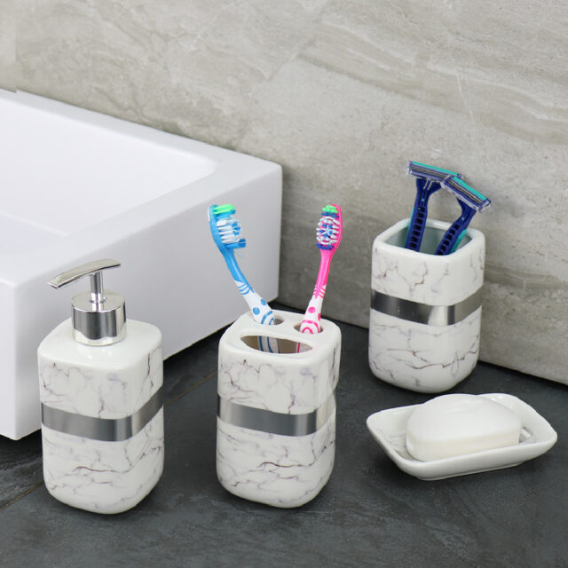 DURANE MARBLE BATHROOM SET - Image 2