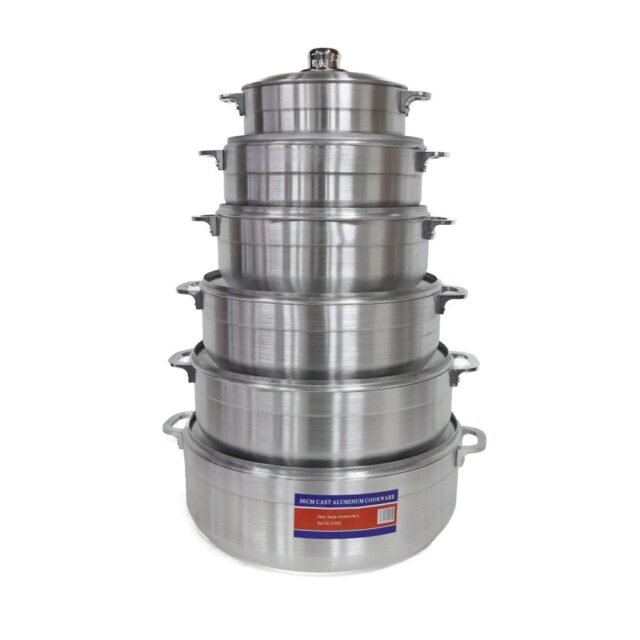 ALUMINIUM POTS SET 6PC