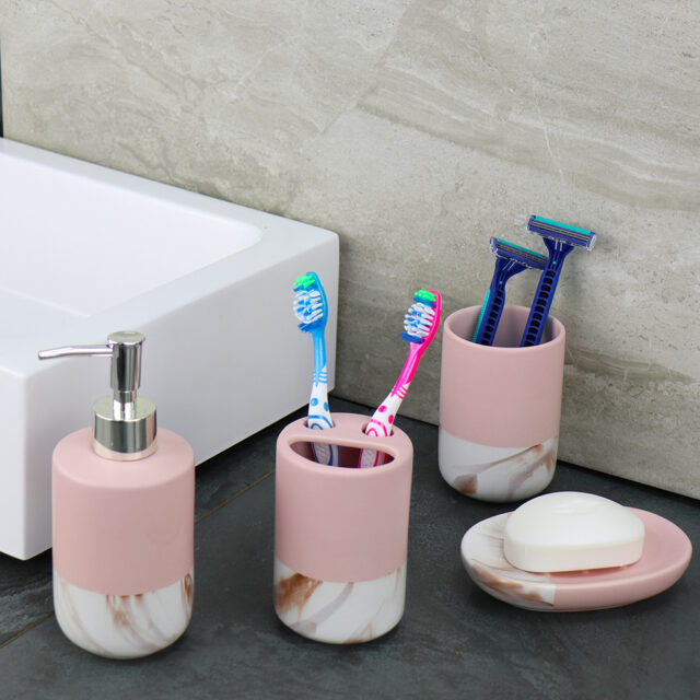 DURANE MARBLE BATHROOM SET