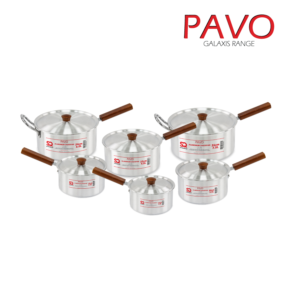 galaxis aluminium set 6pc pavo