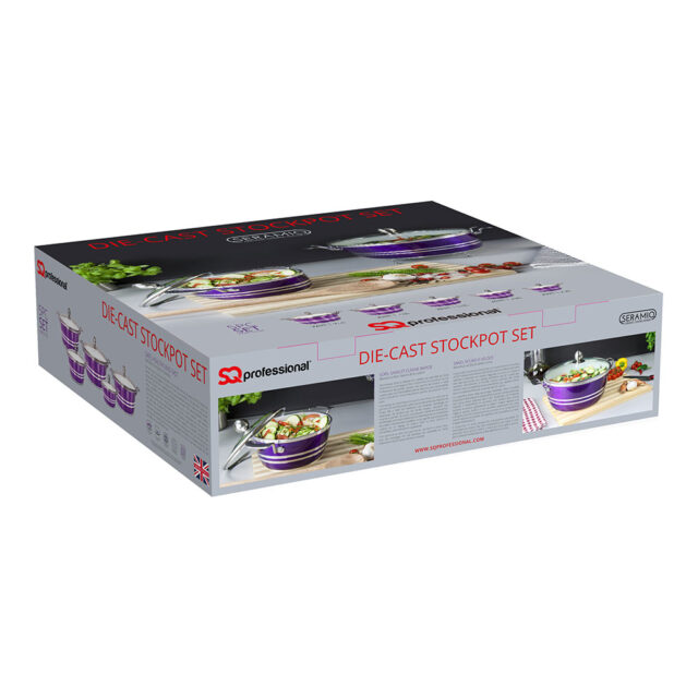 METALLIC DIE CAST POT 5PC SET - Image 4