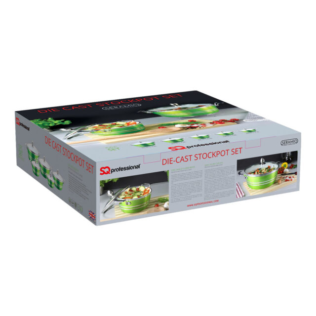 METALLIC DIE CAST POT 5PC SET - Image 2