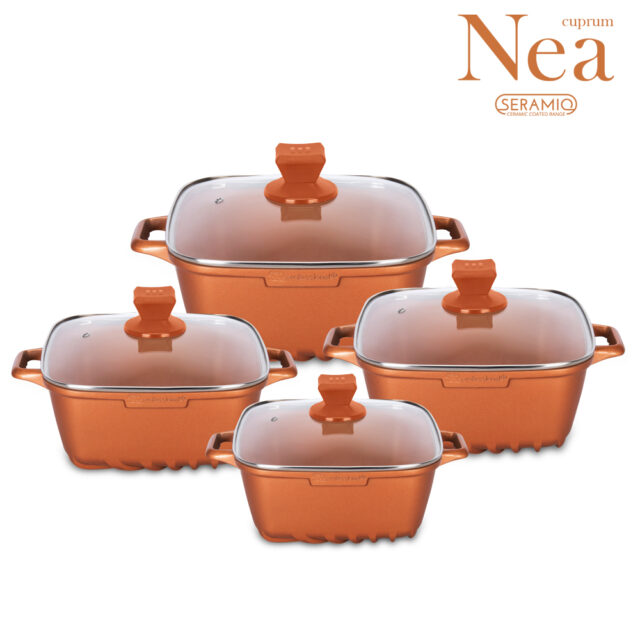 NEA CERAMIC SAUCE POT 4PC - Image 3