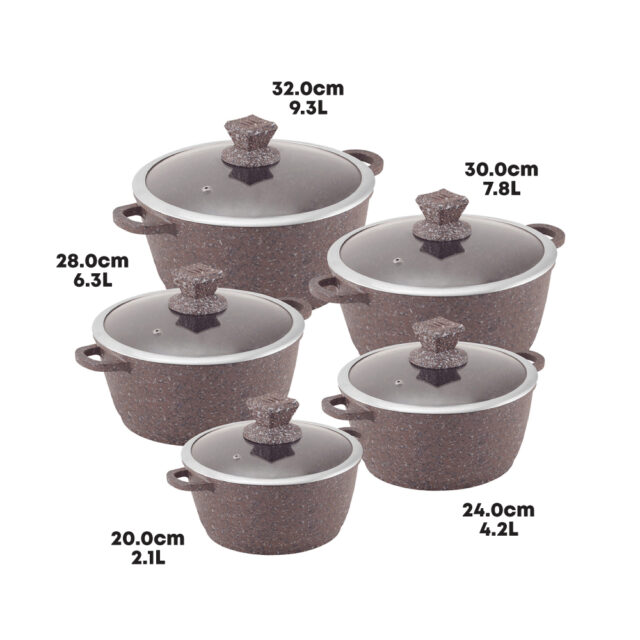 NESSA GRANUM STOCK POT 5PCS - Image 2