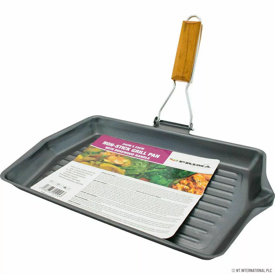 prima non stick grill pan 34x22cm 2